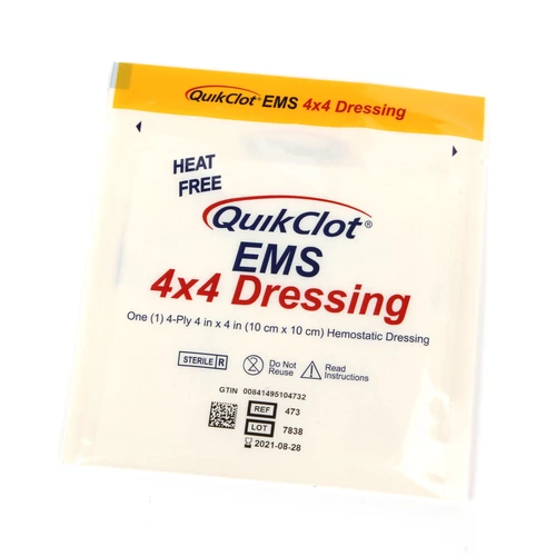 QuikClot EMS 4x4 Dressing